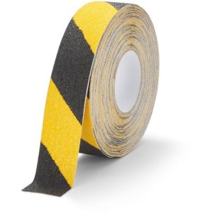 Tape adhésif antidérapant jaune/noir 18mx25mm