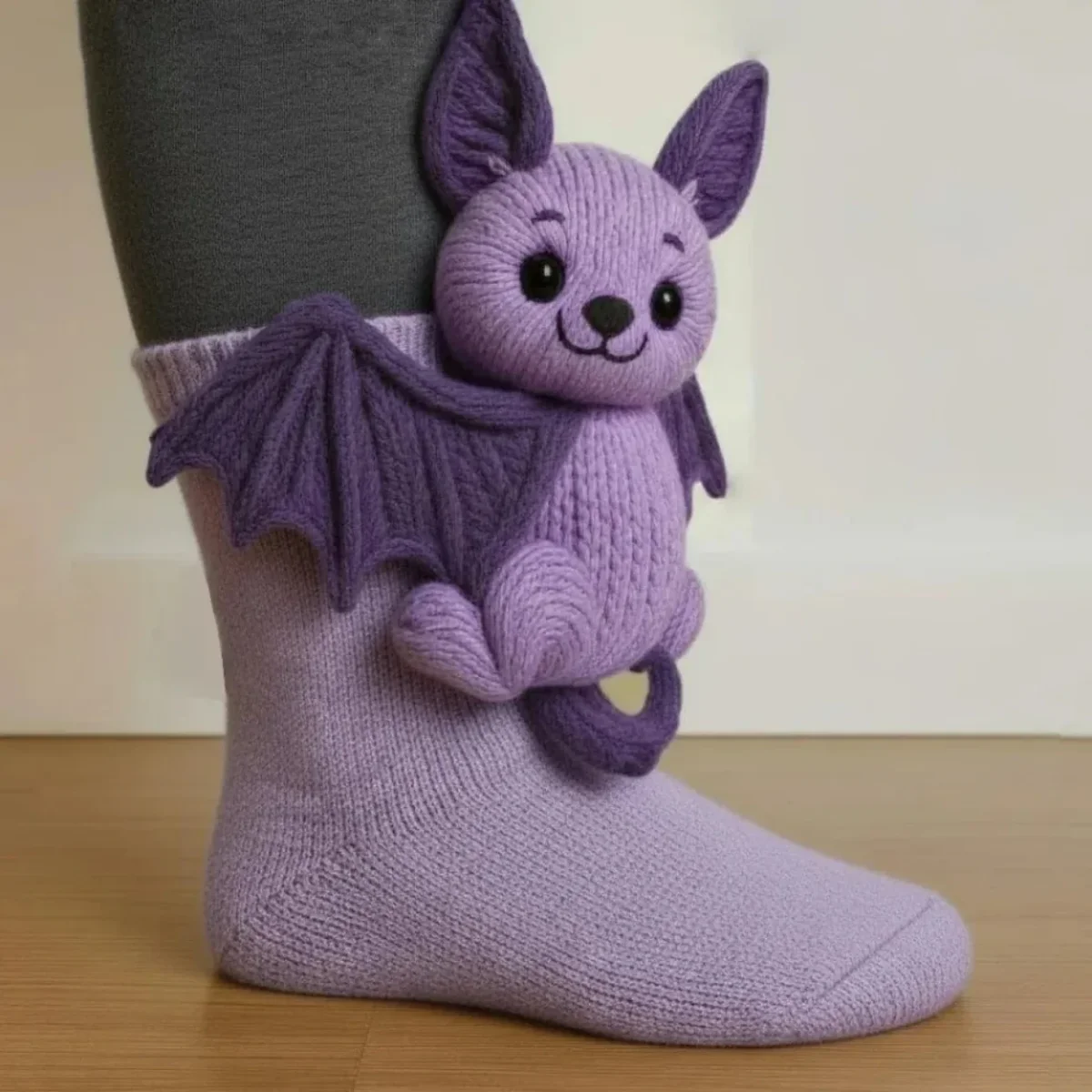 Chaussettes Tricotées 3D Animaux Mignons – Image 8