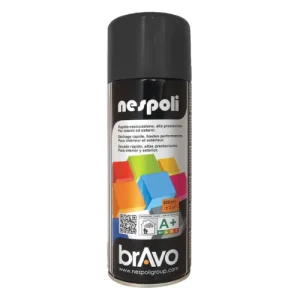 Bombe aérosol peinture Nespoli noir satin