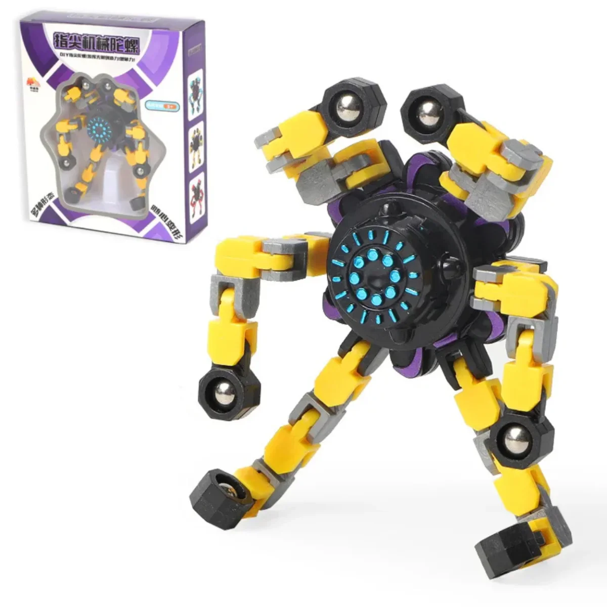 Fidget Spinner Déformable avec Ventouse – Image 4