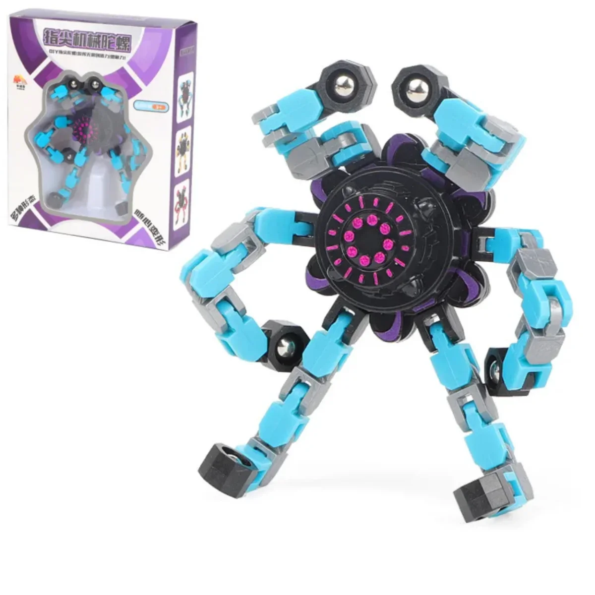 Fidget Spinner Déformable avec Ventouse – Image 2
