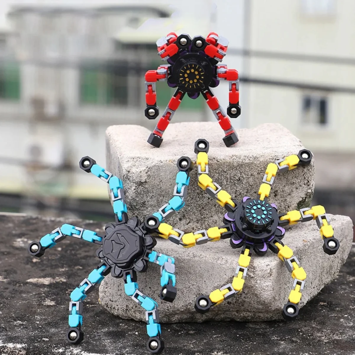 Fidget Spinner Déformable avec Ventouse – Image 6