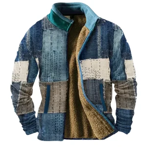 Gilet Cardigan Décontracté Imprimé 3D
