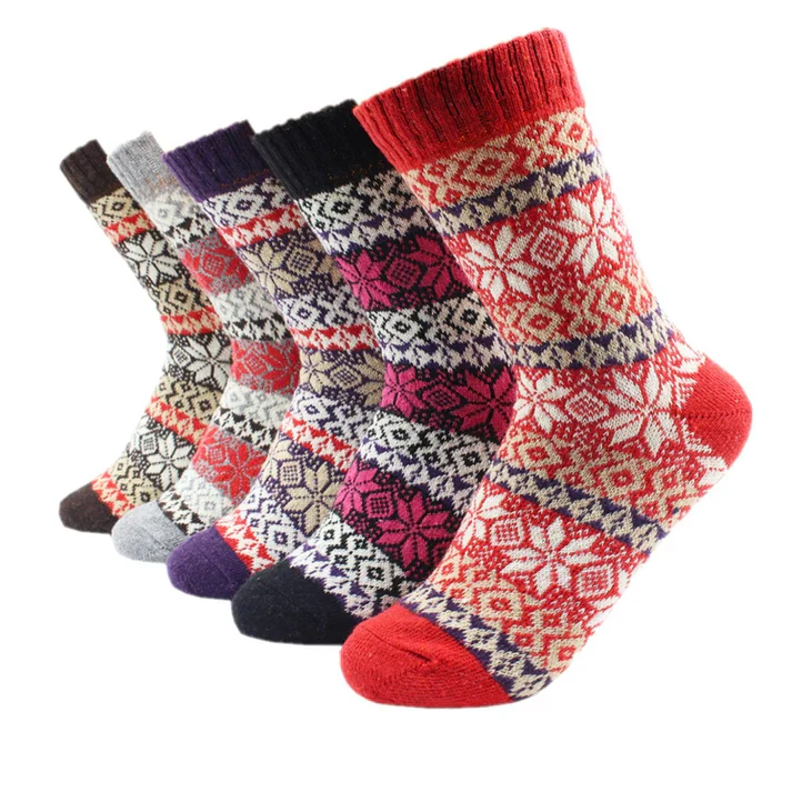 5 Paires de Chaussettes en Laine et Cachemire – Image 4