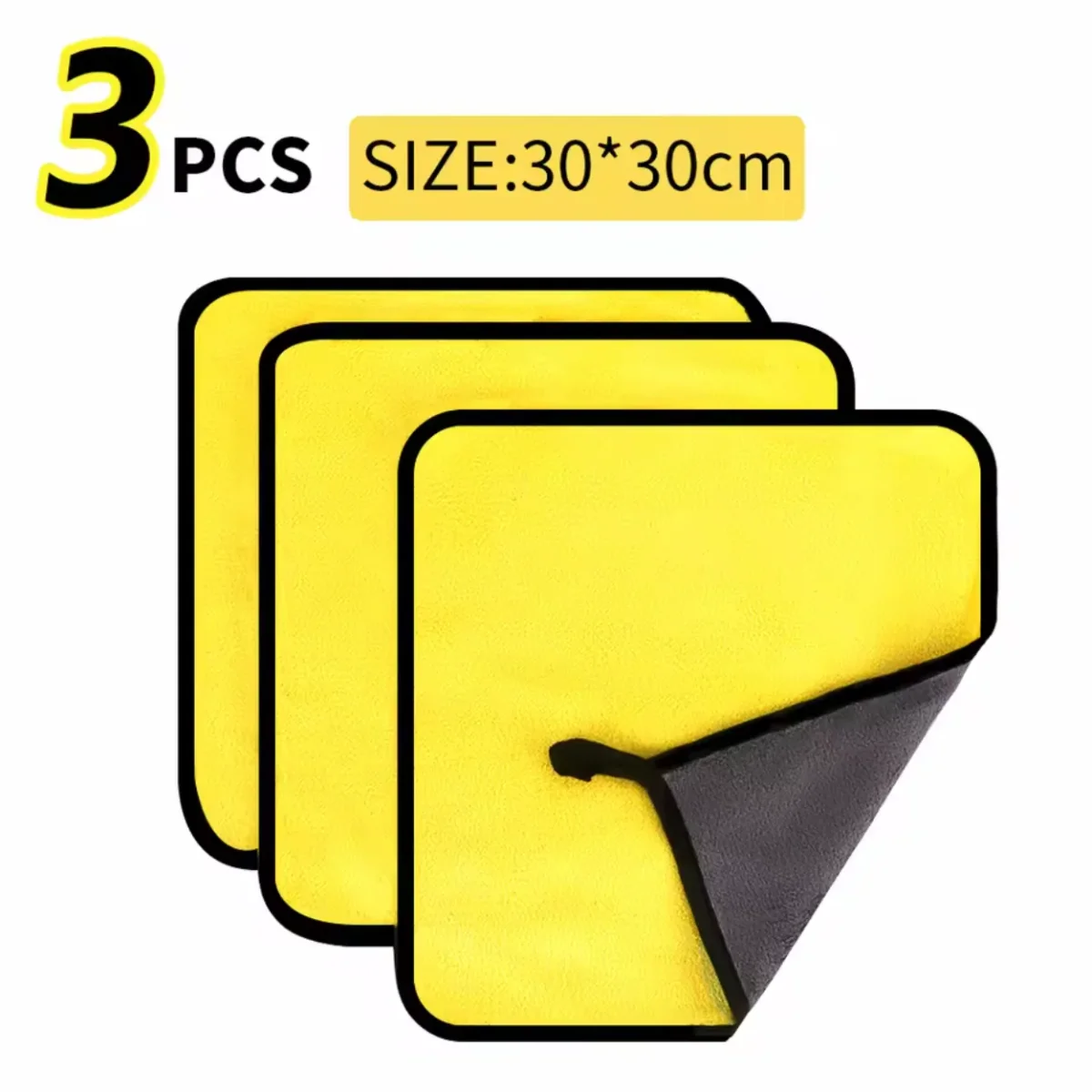 SERVIETTE CHIFFONS MICROFIBRE AUTO PREMIUM NETTOYAGE AUTOMOBILE – Image 9