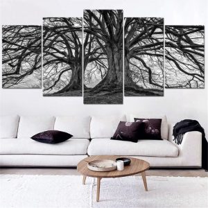 Tableau Arbre de Vie Noir