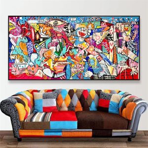 Tableau Inspiration Guernica Version Street Art