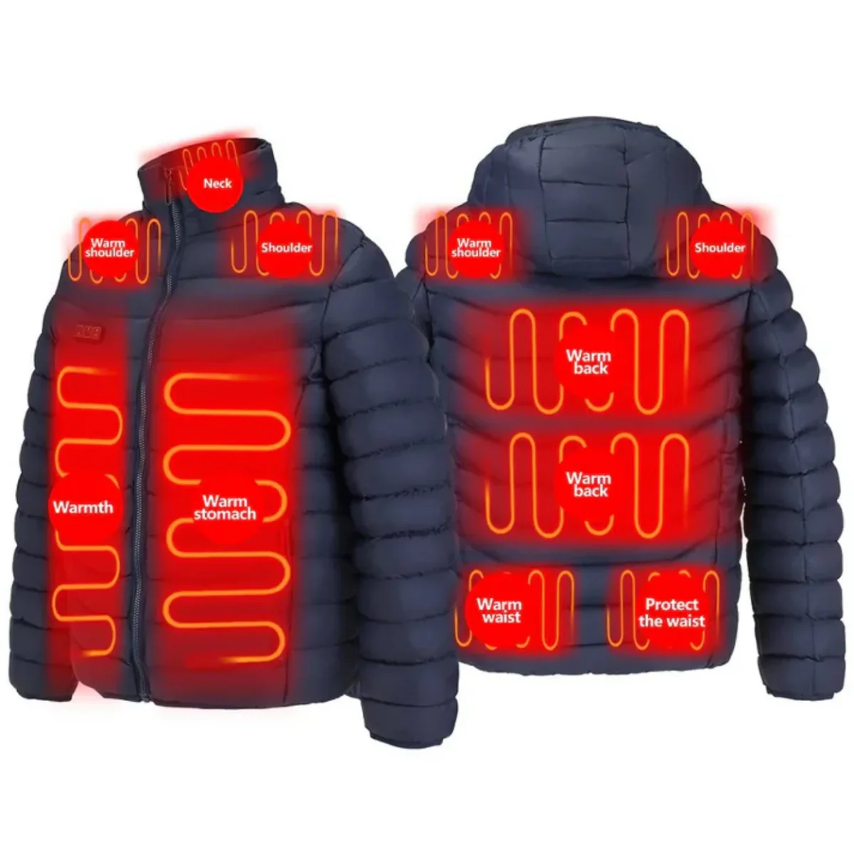 VESTE CHAUFFANTE ÉLECTRIQUE HOMME & FEMME – Image 6