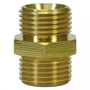 Mamelon droit en laiton 3/8x3/8 Male
