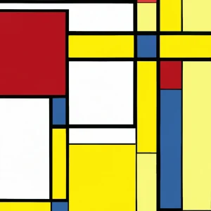 Mondrian geometry abstract