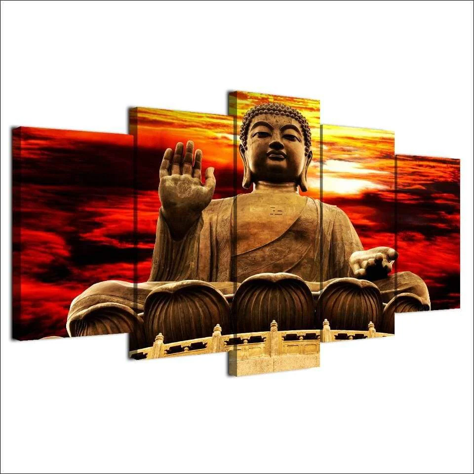 Tableau Aux pieds de Bouddha – Image 4