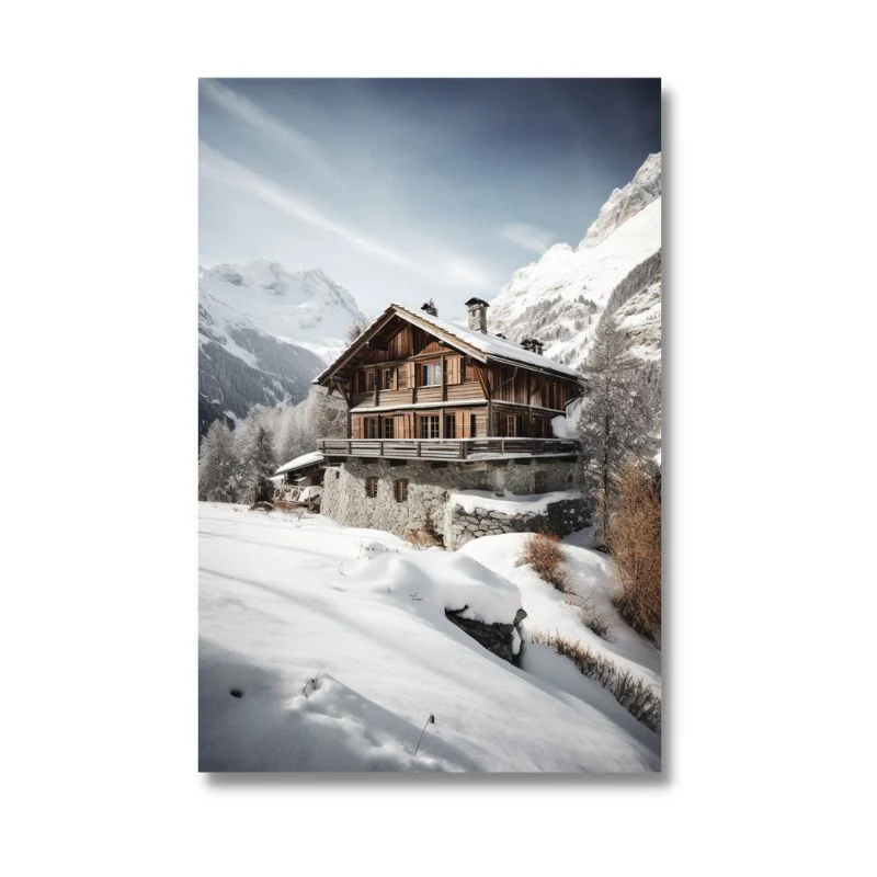 Tableau Chalet Montagne – Image 3