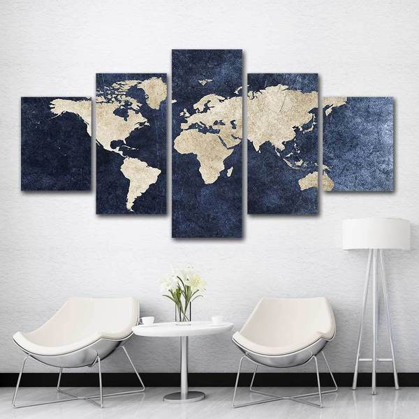 Tableau Mappemonde