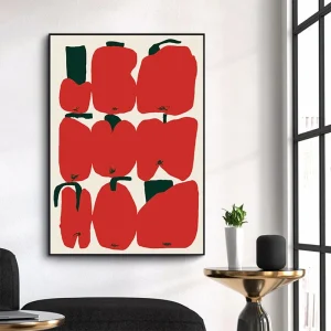 Tableau salon rouge