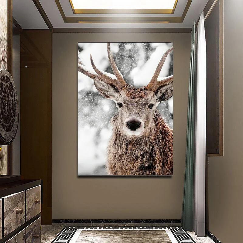 Tableau tête de cerf – Image 2