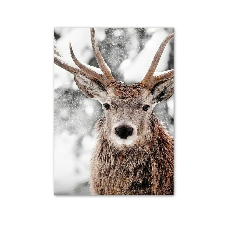 Tableau tête de cerf – Image 4
