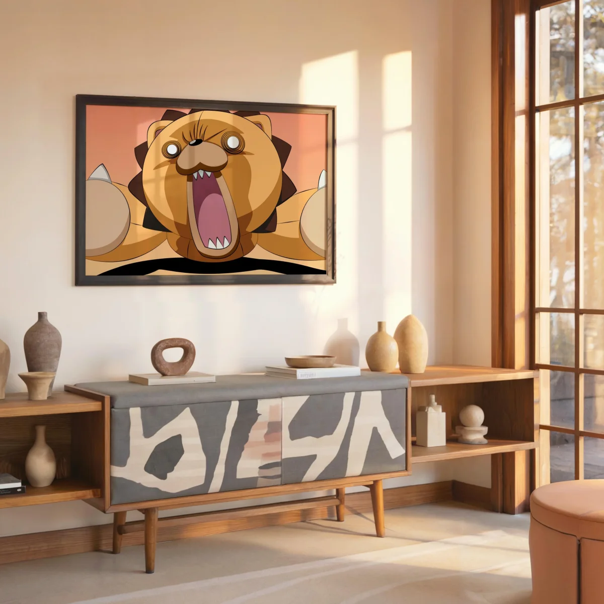 Tableau Bleach Lion Enrage Rugissant – Image 7